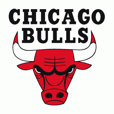 chicago bulls logo upside down. got twisted upside down